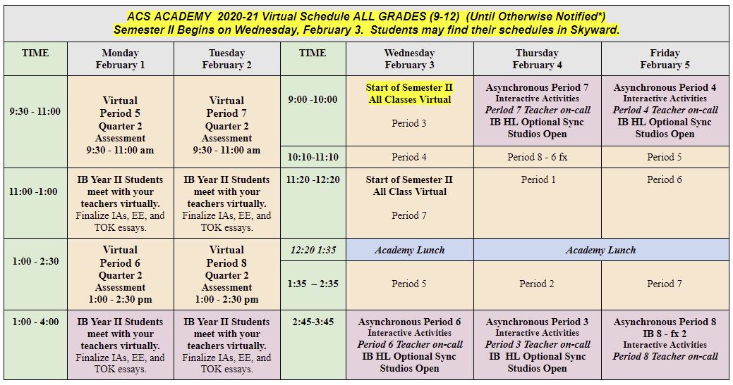 pe online course dates by acs